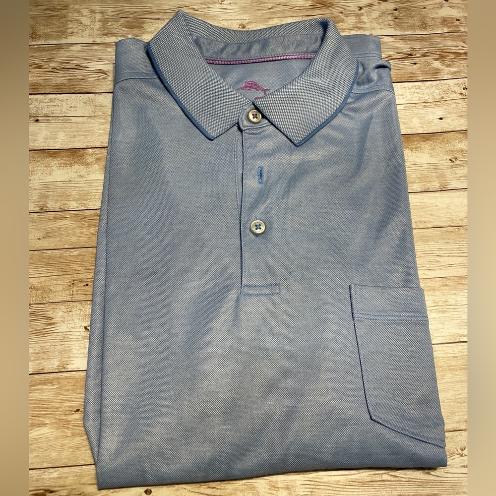 Tommy Bahama Blue polo shirt